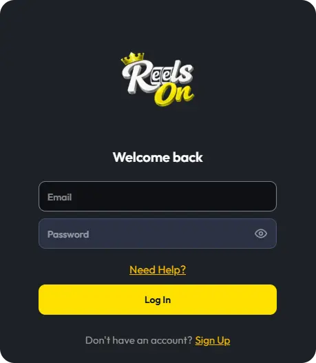 Log In at Casino Reelson